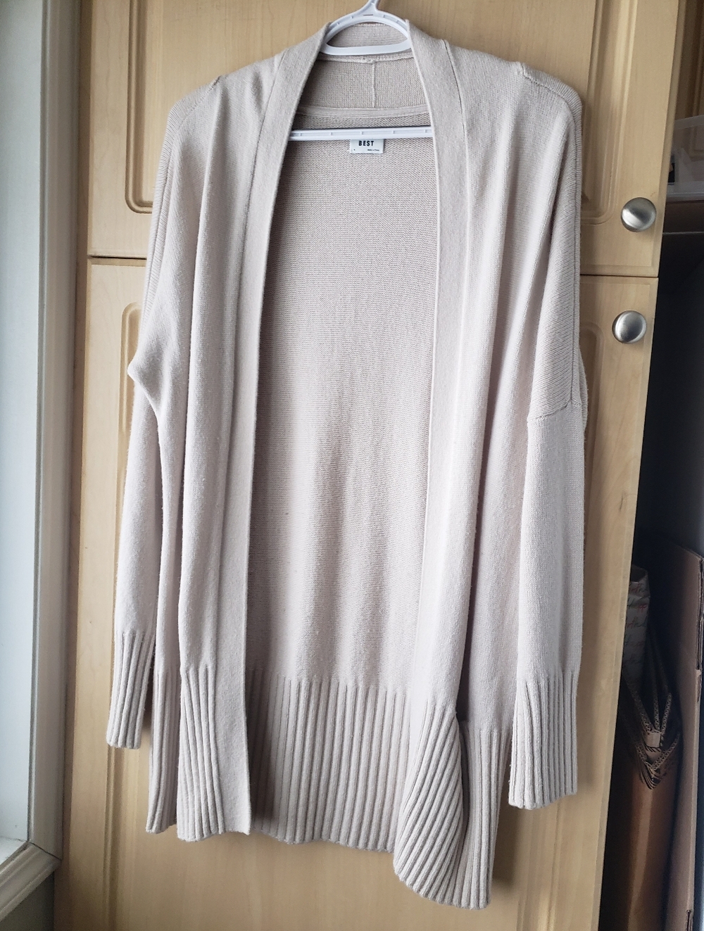 Sunday Best Soft Open-Front Cream Cardigan Sweater
